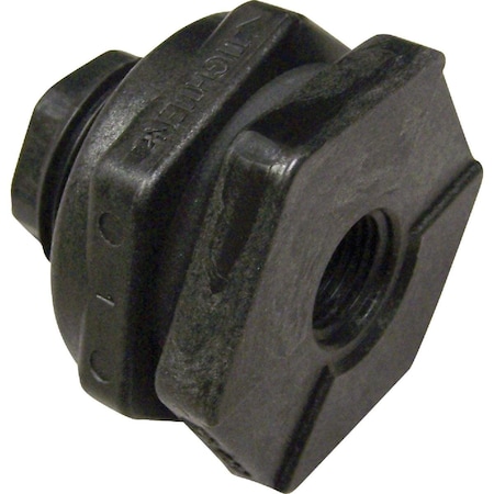 Abbott Rubber 1/2 In. Bulkhead Adapter TF12PE